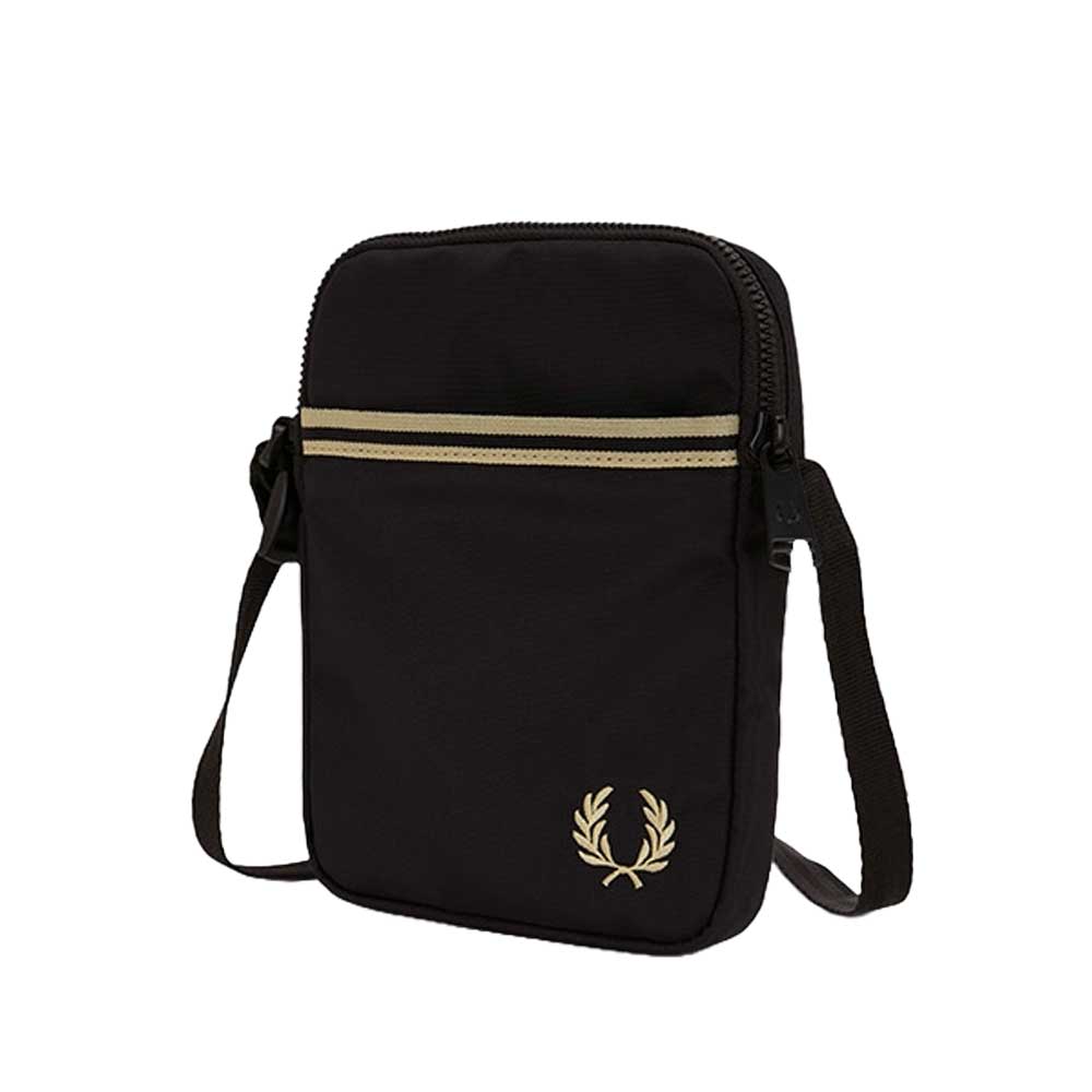フレッドペリーバッグFREDPERRYTippedTapeSmallSideBagL2809(102:ブラック)ショルダーボディバッグサイドバッグ