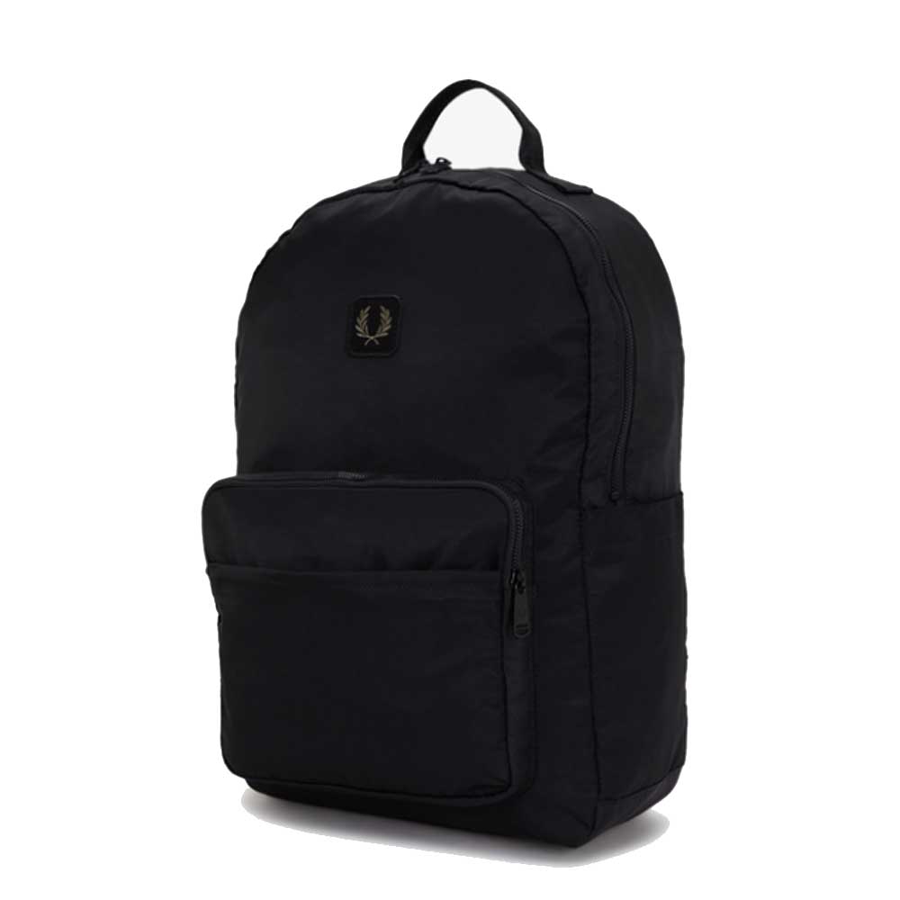 FREDPERRYフレッドペリーCRINKLENYLONBACKPACKL3339102（ブラック）リュックバックパック