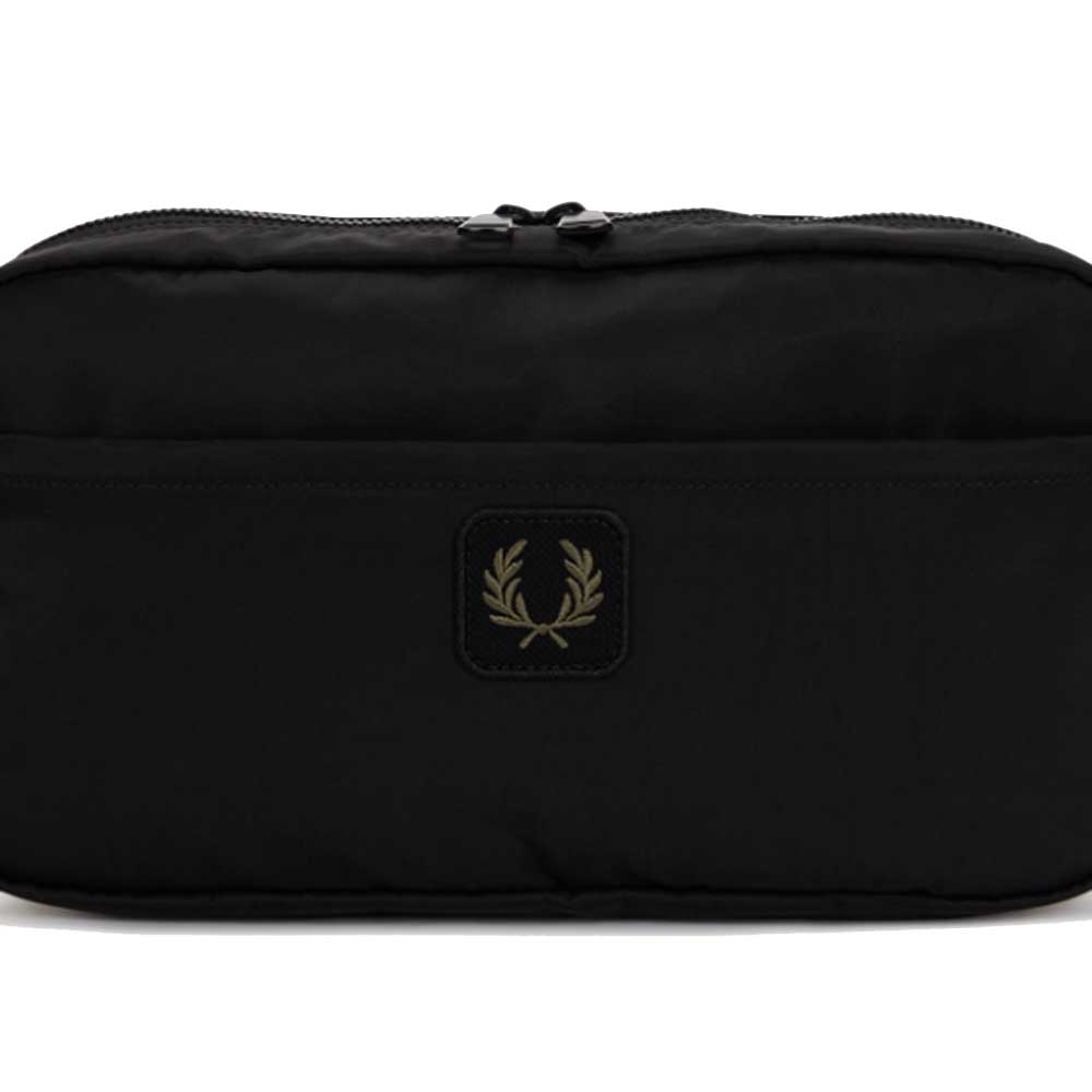 フレッドペリーバッグFREDPERRYCRINKLENYLONCROSSBODYL3340(102:BLACK)クロスボディボディバッグサイドバッグ