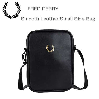 フレッドペリーバッグFREDPERRYSMOOTHLEATHERSMALLSIDEBAGL3348(102:BLACK)ショルダーボディバッグサイドバッグ