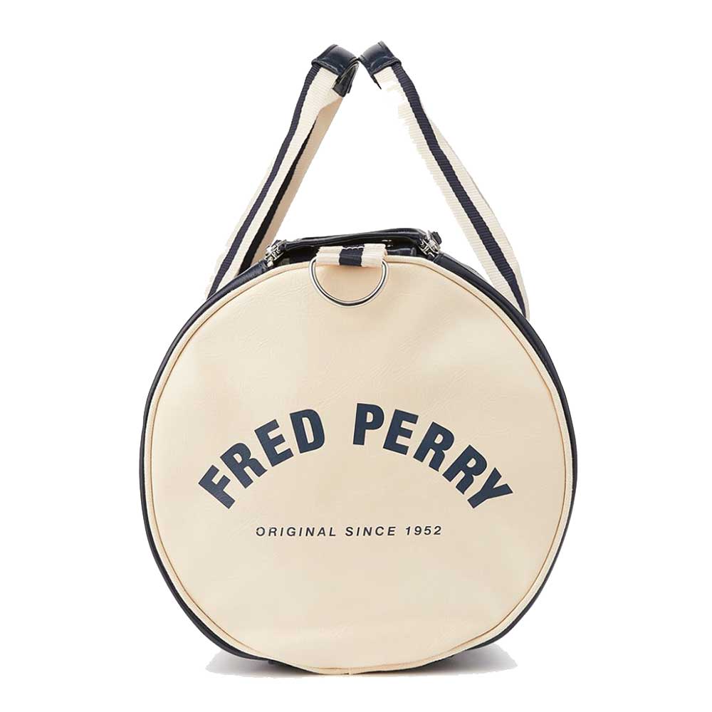 フレッドペリー バッグ FRED PERRY CLASSIC BARREL BAG   L7220 635（ネイビー） バレルバッグ ドラムバッグ ボストンバッグ