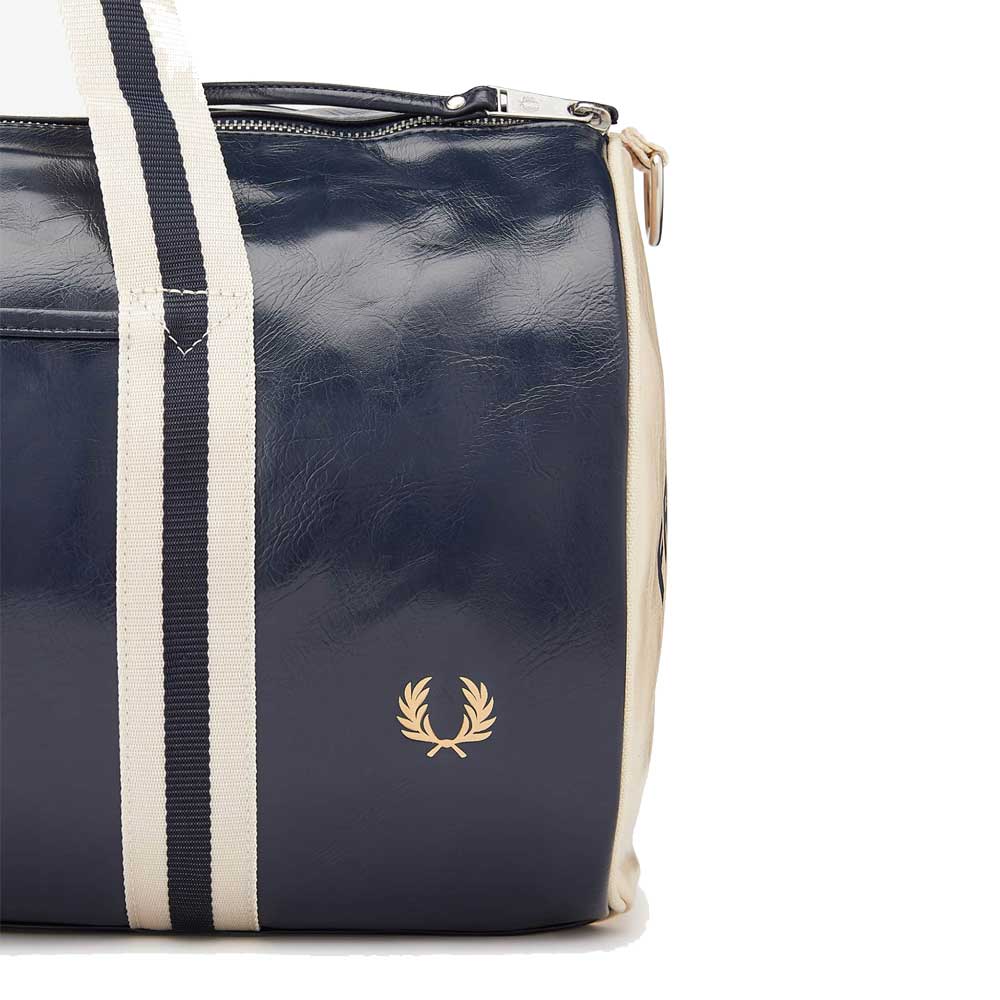 フレッドペリー バッグ FRED PERRY CLASSIC BARREL BAG   L7220 635（ネイビー） バレルバッグ ドラムバッグ ボストンバッグ