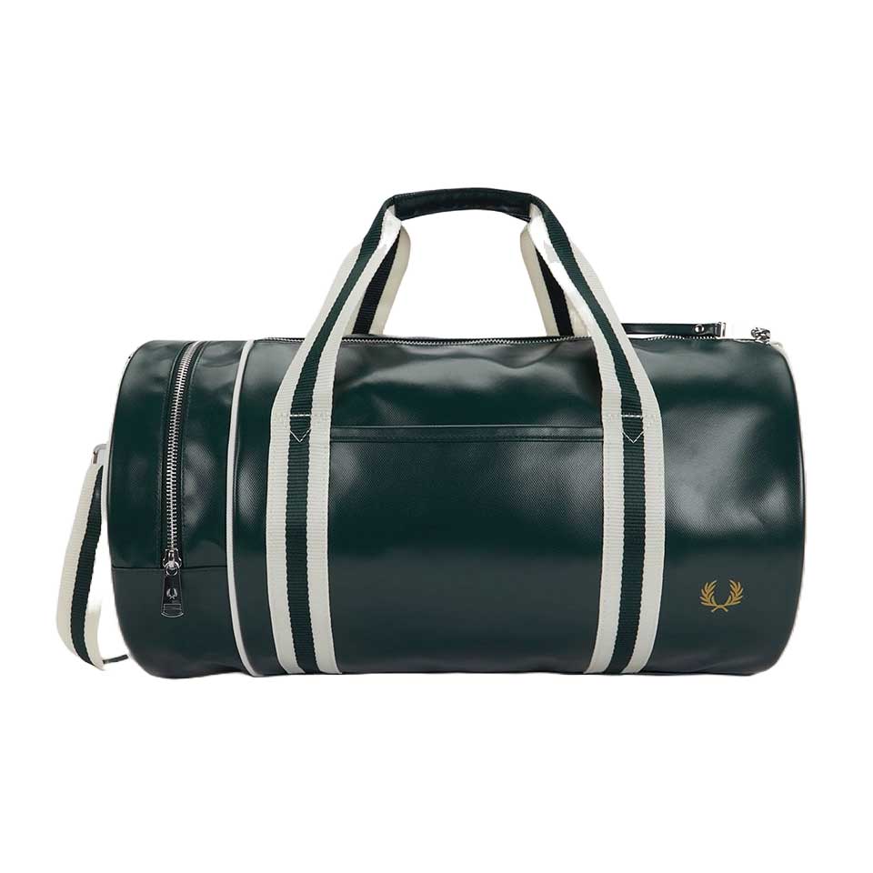 フレッドペリーバッグFREDPERRYCLASSICBARRELBAGL725581A（GRASSROOTS/ECRU）バレルバッグドラムバッグボストンバッグ