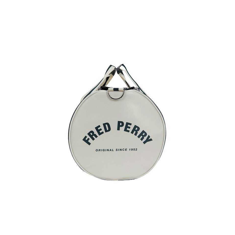 フレッドペリーバッグFREDPERRYCLASSICBARRELBAGL725581A（GRASSROOTS/ECRU）バレルバッグドラムバッグボストンバッグ