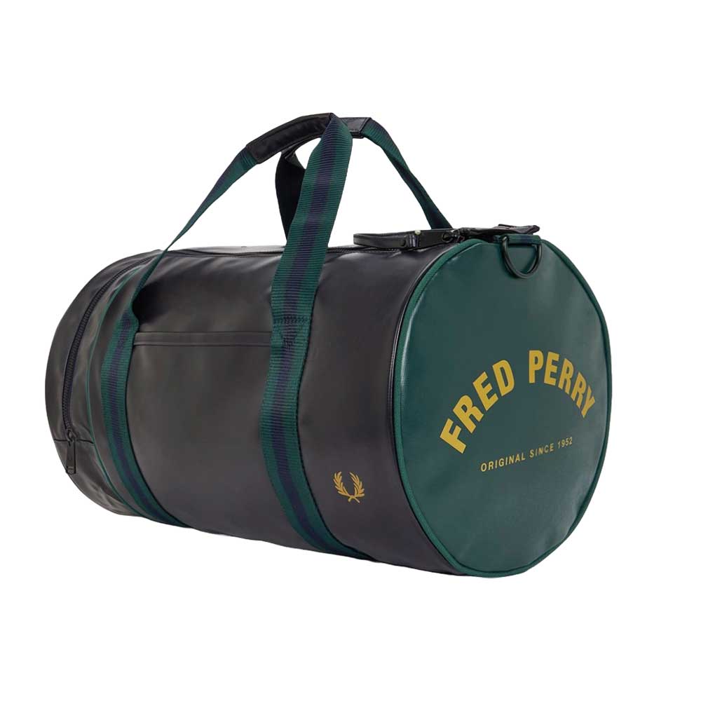 フレッドペリーバッグFREDPERRYCLASSICBARRELBAGL725583A（NAVY/GRASSROOTS）バレルバッグドラムバッグボストンバッグ