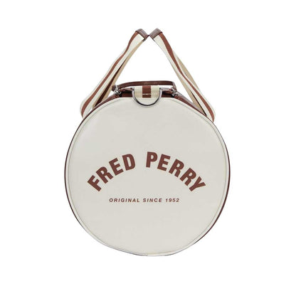 フレッドペリーバッグFREDPERRYCLASSICBARRELBAGL7255J89（TAN/ECRU）バレルバッグドラムバッグボストンバッグ