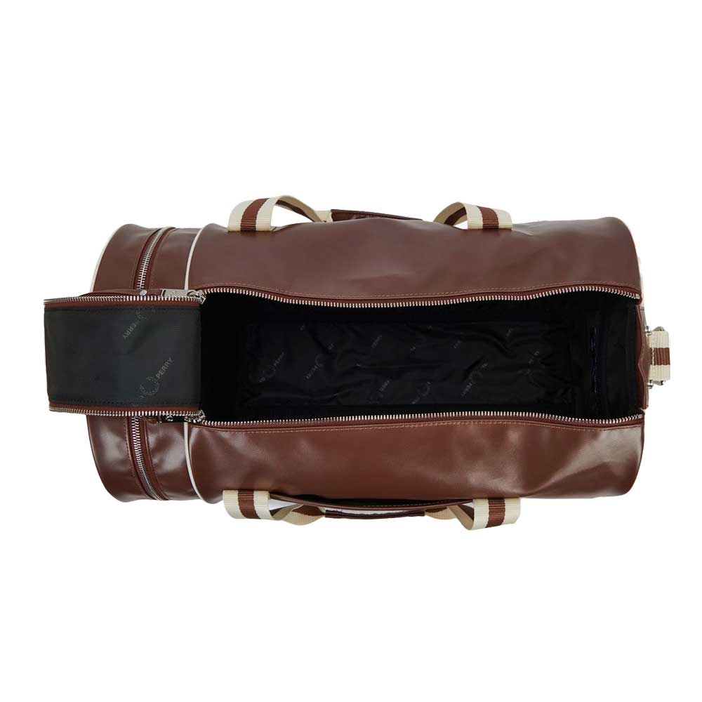 フレッドペリーバッグFREDPERRYCLASSICBARRELBAGL7255J89（TAN/ECRU）バレルバッグドラムバッグボストンバッグ