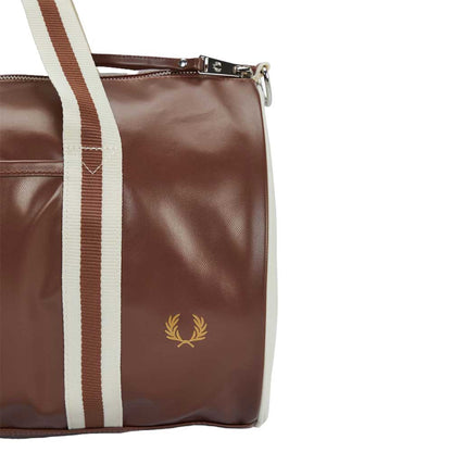 フレッドペリーバッグFREDPERRYCLASSICBARRELBAGL7255J89（TAN/ECRU）バレルバッグドラムバッグボストンバッグ