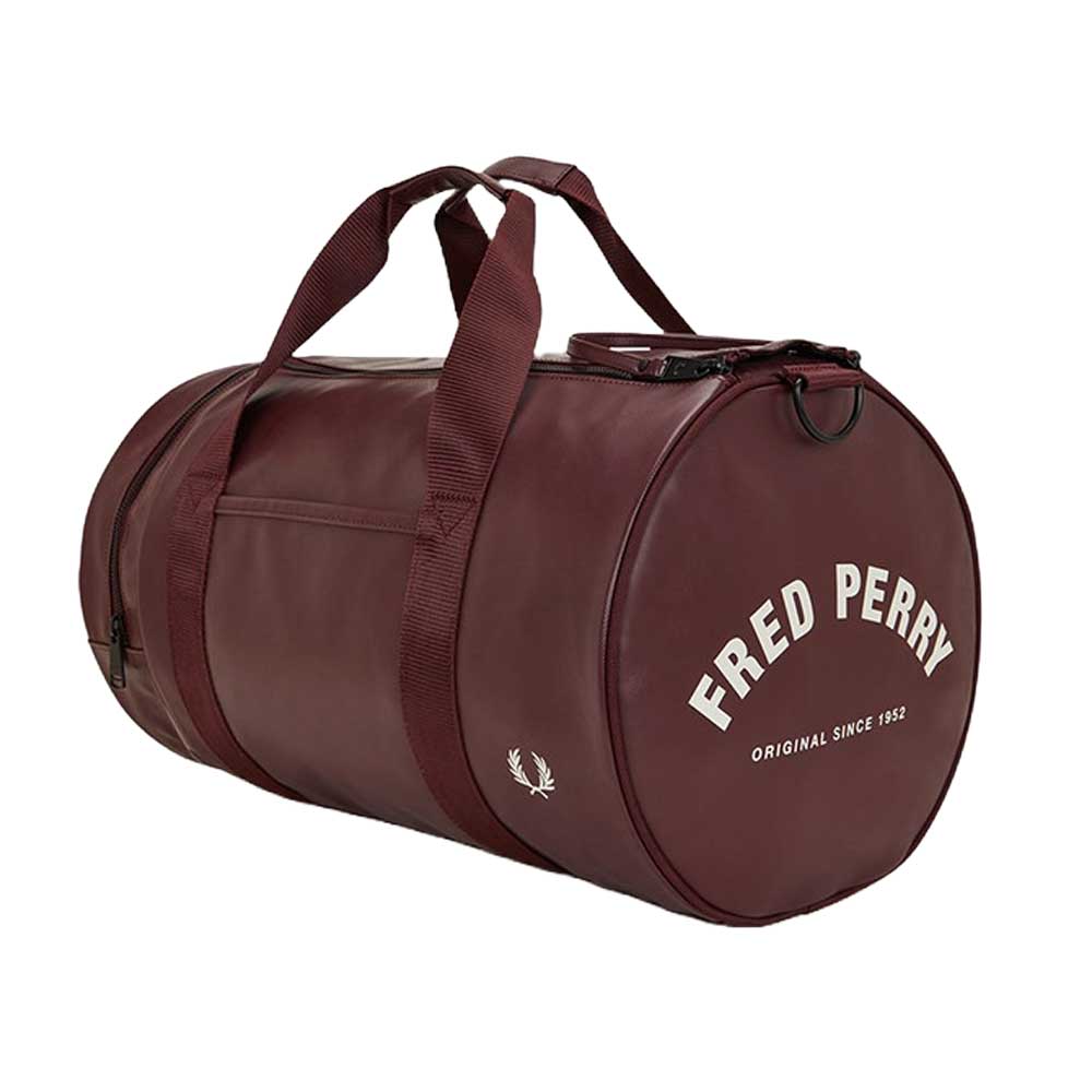フレッドペリーバッグFREDPERRYTonalClassicBarrelBagL7260597（OXBLOOD）バレルバッグドラムバッグボストンバッグ