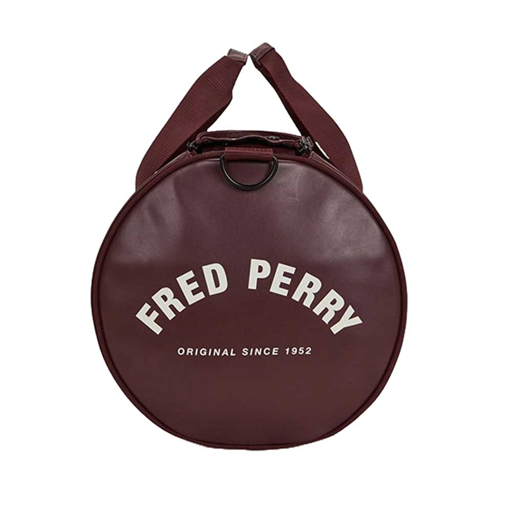 フレッドペリーバッグFREDPERRYTonalClassicBarrelBagL7260597（OXBLOOD）バレルバッグドラムバッグボストンバッグ