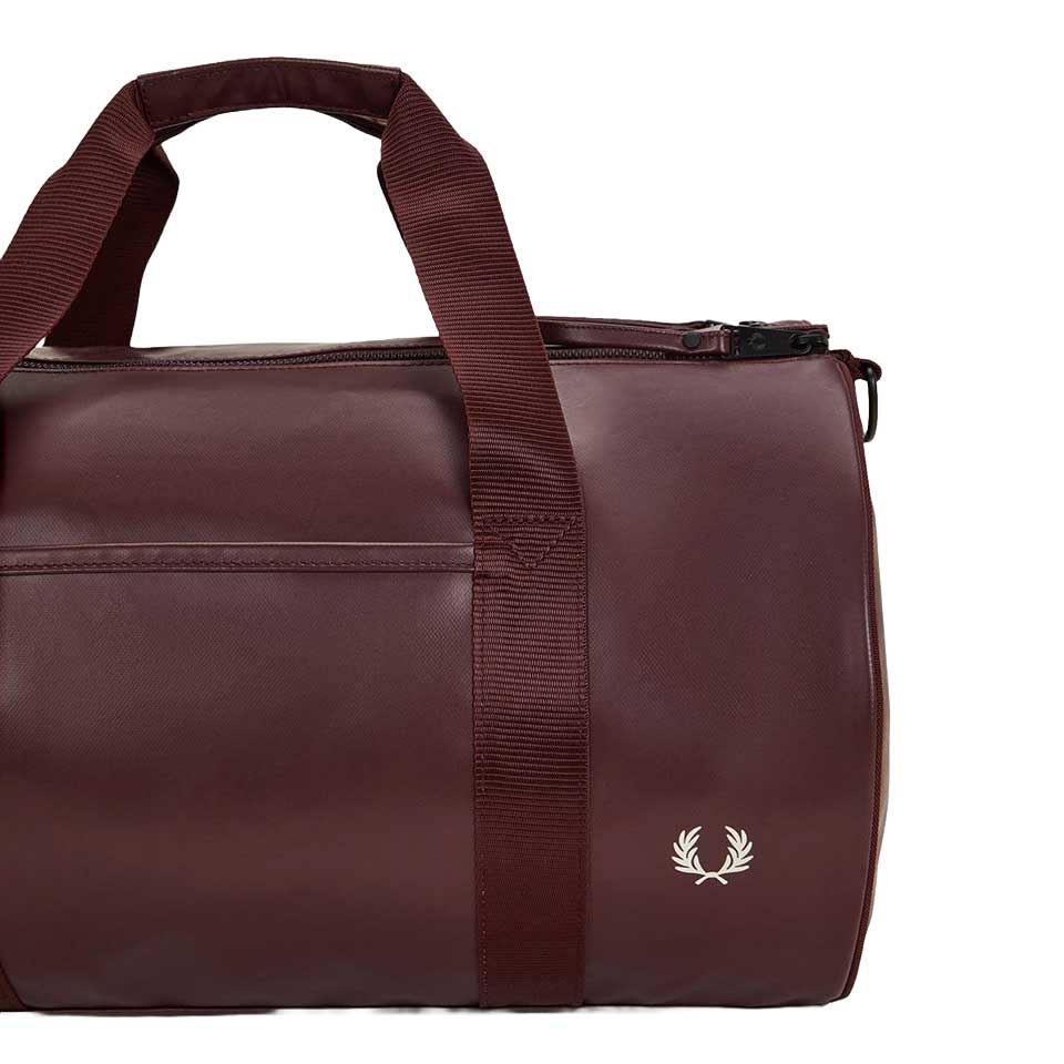 フレッドペリーバッグFREDPERRYTonalClassicBarrelBagL7260597（OXBLOOD）バレルバッグドラムバッグボストンバッグ