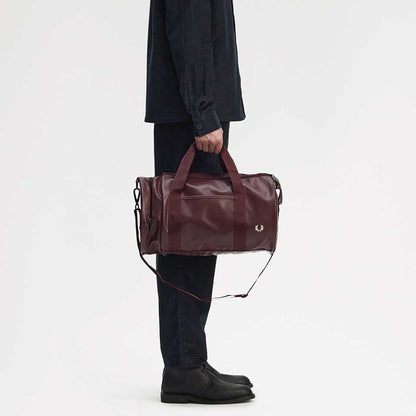 フレッドペリーバッグFREDPERRYTonalClassicBarrelBagL7260597（OXBLOOD）バレルバッグドラムバッグボストンバッグ