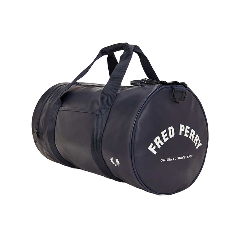 フレッドペリーバッグFREDPERRYTonalClassicBarrelBagL7260608（NAVY）バレルバッグドラムバッグボストンバッグ
