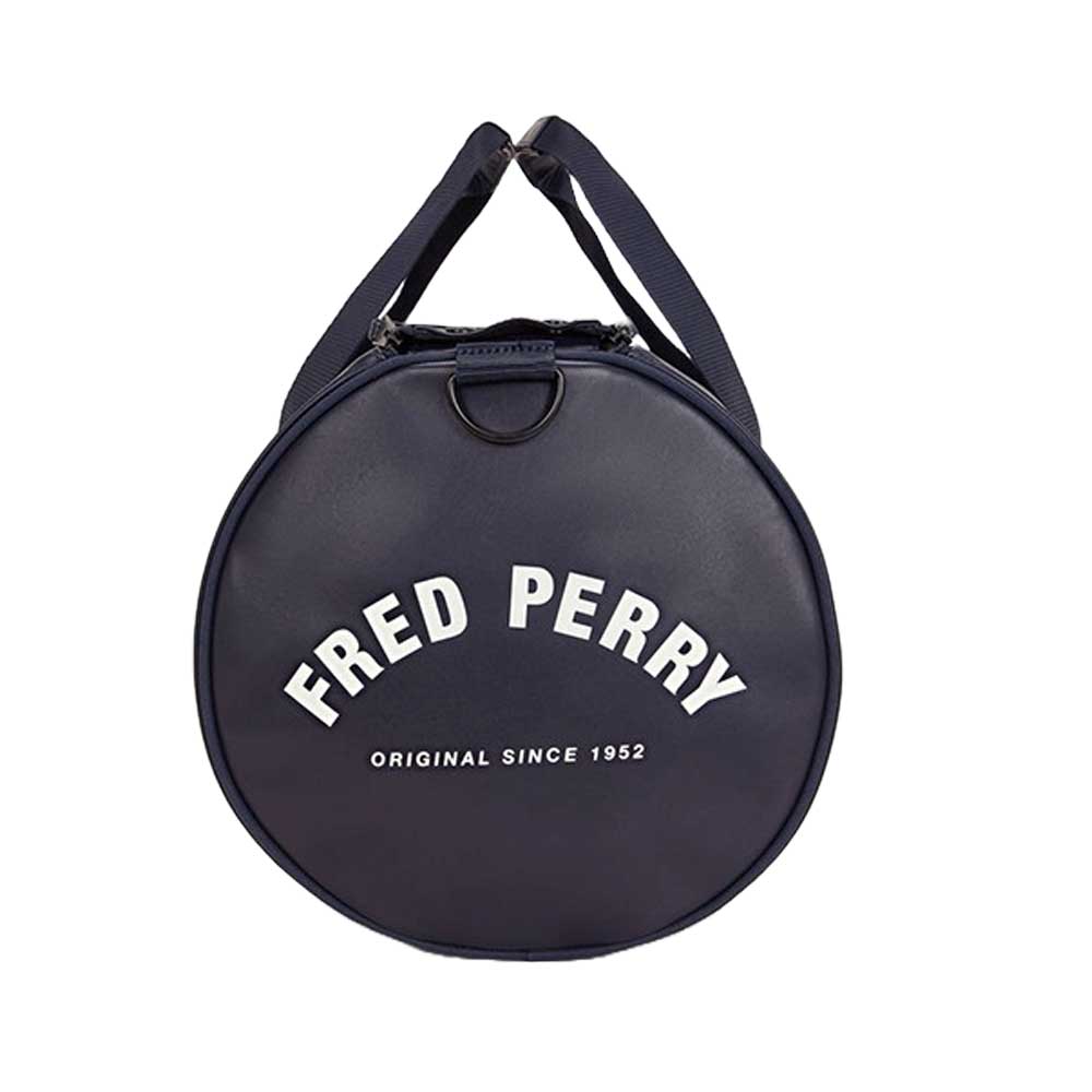 フレッドペリーバッグFREDPERRYTonalClassicBarrelBagL7260608（NAVY）バレルバッグドラムバッグボストンバッグ