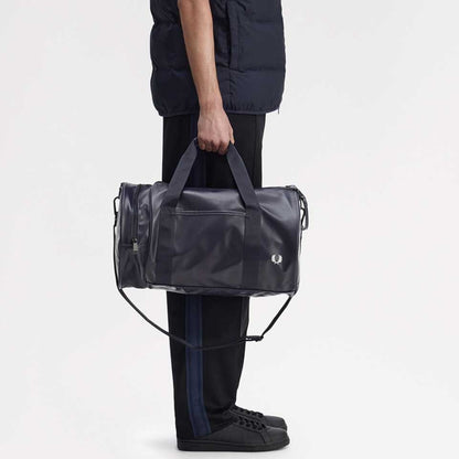 フレッドペリーバッグFREDPERRYTonalClassicBarrelBagL7260608（NAVY）バレルバッグドラムバッグボストンバッグ
