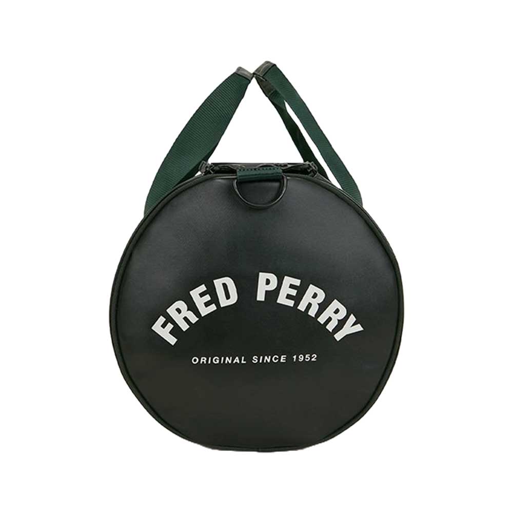 フレッドペリーバッグFREDPERRYTonalClassicBarrelBagL7260Q20（NIGHTGREEN）バレルバッグドラムバッグボストンバッグ
