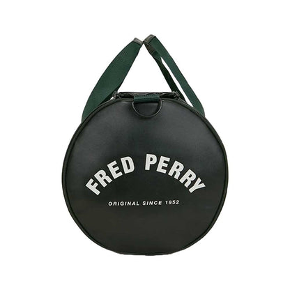 フレッドペリーバッグFREDPERRYTonalClassicBarrelBagL7260Q20（NIGHTGREEN）バレルバッグドラムバッグボストンバッグ