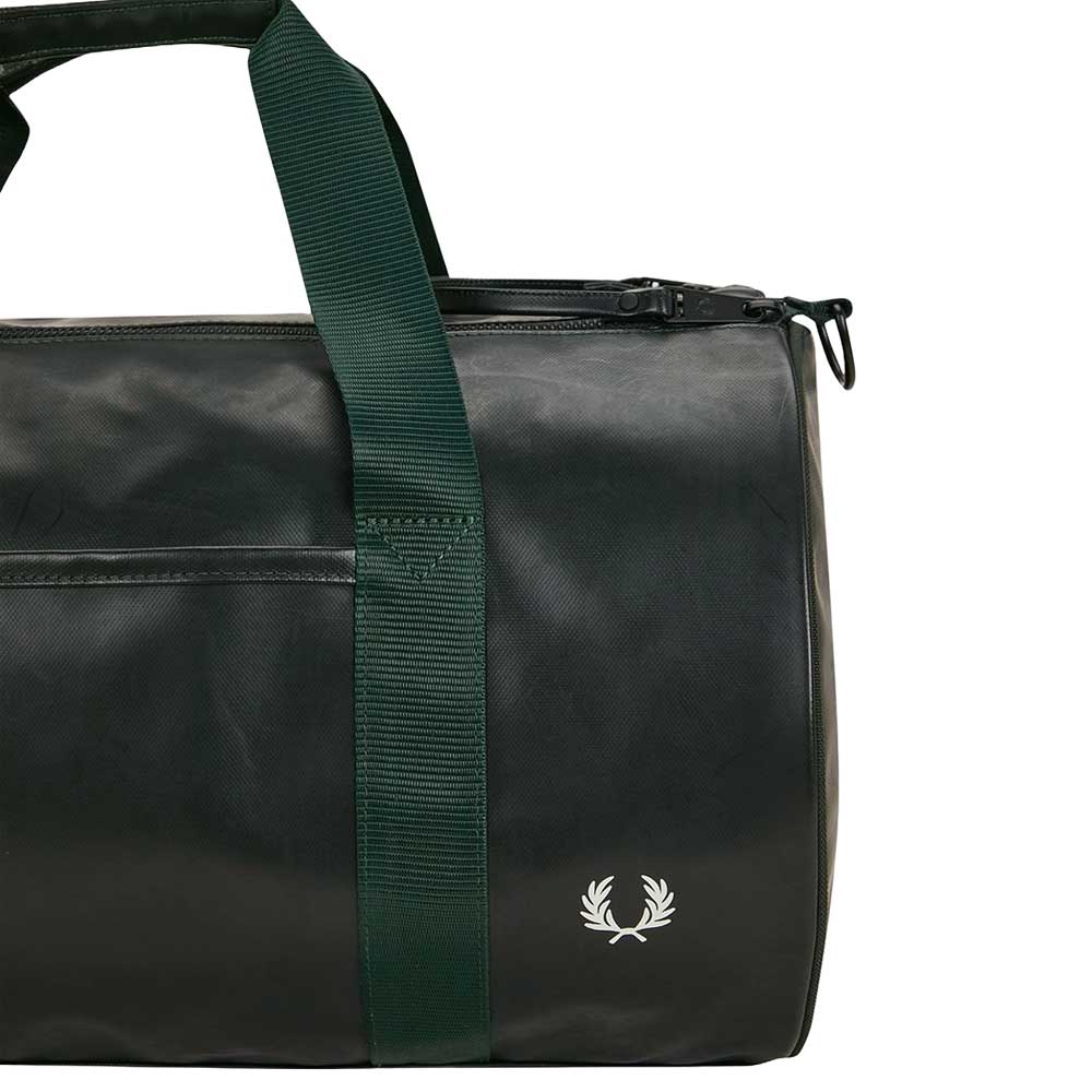フレッドペリーバッグFREDPERRYTonalClassicBarrelBagL7260Q20（NIGHTGREEN）バレルバッグドラムバッグボストンバッグ