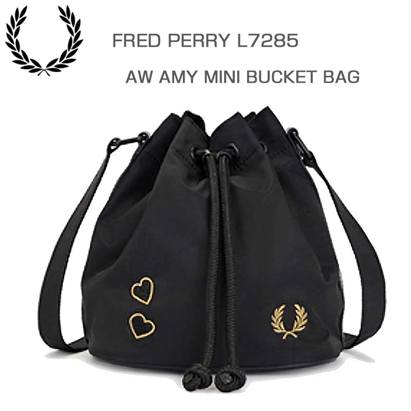 FRED PERRY フレッドペリー AMY WINEHOUSE FOUNDATION Mini Bucket Bag L7285 U12（ –  靴のシナガワ