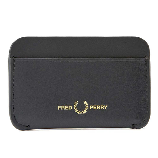 FRED PERRY フレッドペリー GRAPHIC LEATHER CARD HOLDER  L8279102（ブラック） カードケース