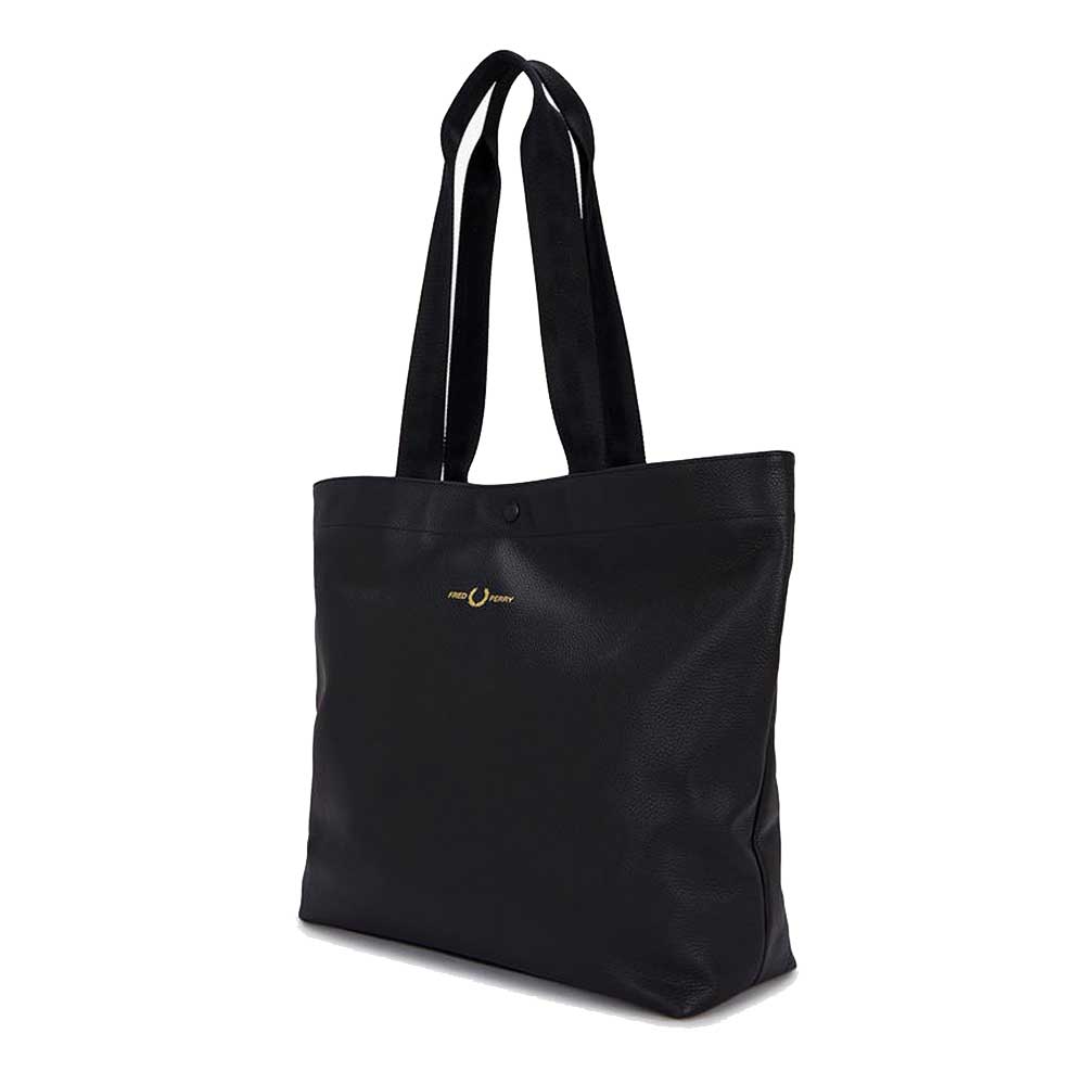 フレッドペリーバッグFREDPERRYTumbledLeatherToteBagL8288102（BLACK）本革トートバッグショルダーバッグ