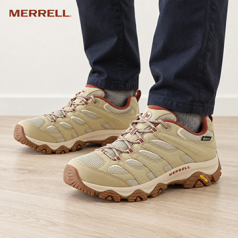メレルMERRELL（メンズ）モアブ3シンセティックゴアテックスMOABm00004918ローカットカラー（マウンテン）GORE-TEX完全防水通気性メッシュアウトドアシューズウォーキングハイキングトレイル「靴」