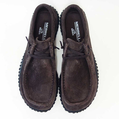 MERRELLメレルラプトバンジーWRAPTBUNGEE（メンズ）m032931コーヒーベアフットシューズローカットスエードスニーカー「靴」
