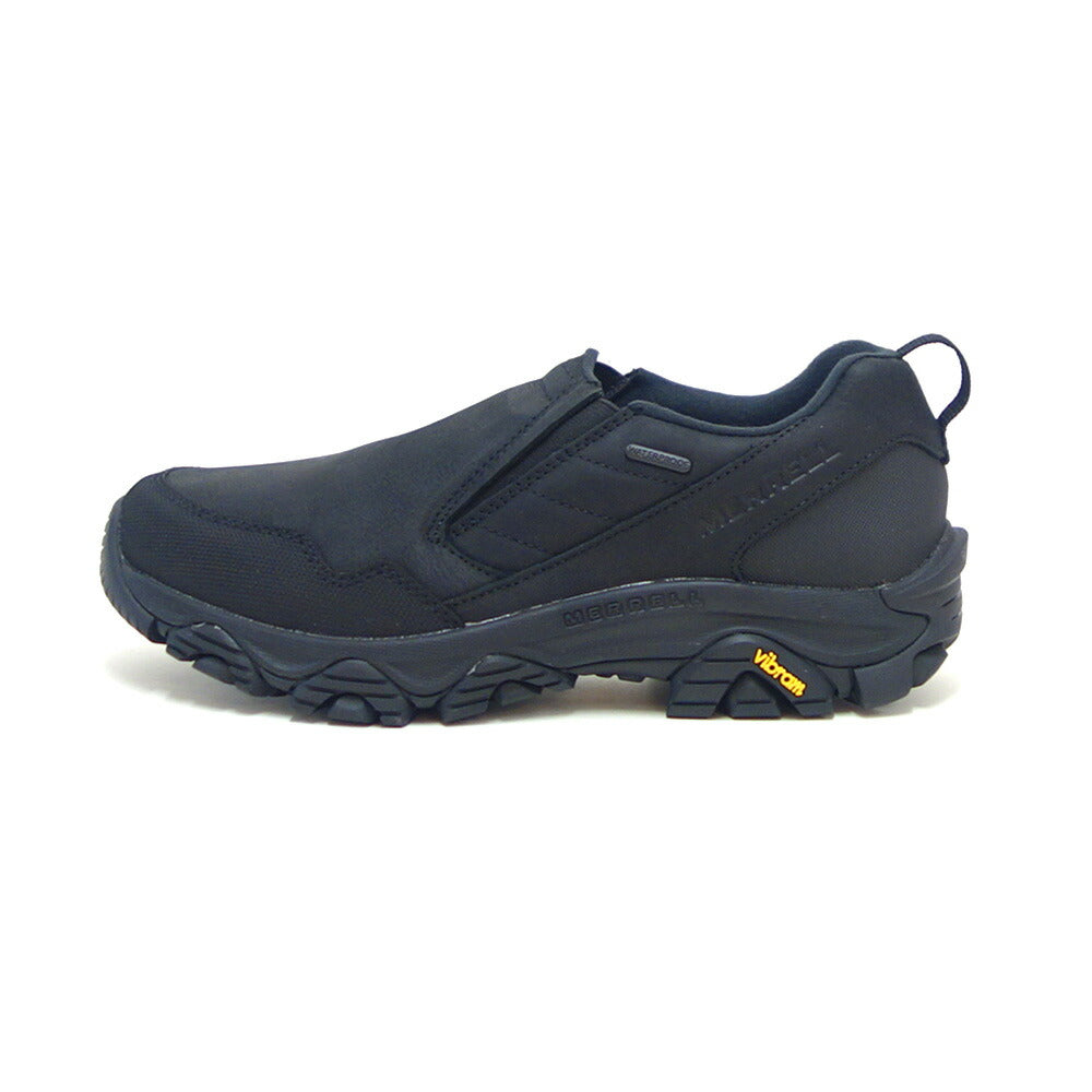 MERRELLメレルコールドパック3サーモモックウォータープルーフ（メンズ）m037207ブラック防水天然皮革スリッポンウィンターウォーキング「靴」