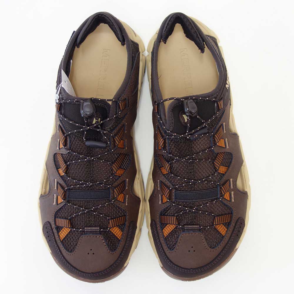 メレルMERRELL（メンズ）マイポエクスプローラシーヴMAIPOEXPLORERSIEVEm038027カラー：コーヒーサンダルウォーターシューズ通気性メッシュアウトドアシューズウォーキングハイキングトレイル「靴」