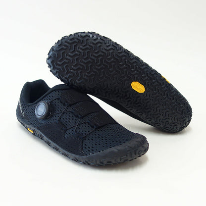 MERRELLメレルベイパーグローブ6ボアVAPORGLOVE6BOA（メンズ）m068453ブラックベアフットシューズローカットウォーキングモデル「靴」