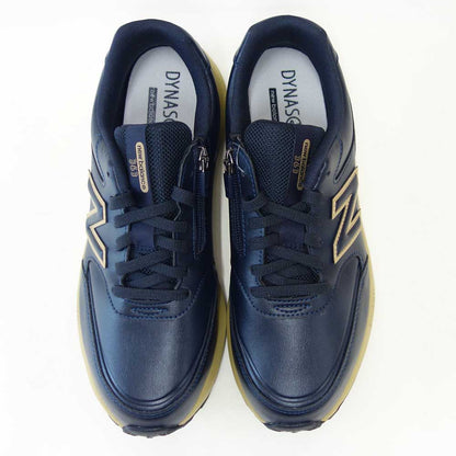 newbalanceニューバランスダイナソフトV9M3633DBネイビー（メンズ）4E幅ゆったりフィットのウォーキングシューズサイドファスナー付き「靴」