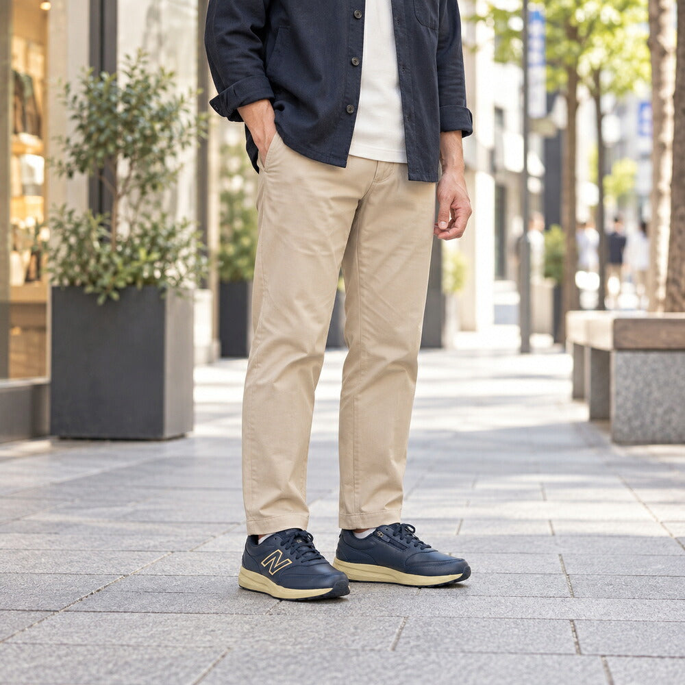 newbalanceニューバランスダイナソフトV9M3633DBネイビー（メンズ）4E幅ゆったりフィットのウォーキングシューズサイドファスナー付き「靴」