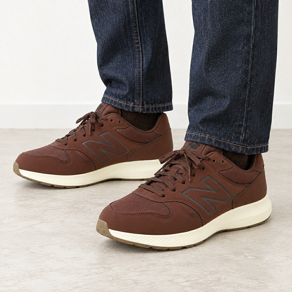 newbalanceニューバランスDynaSoft550v5(ダイナソフト)ダークブラウンm5502qy（メンズ）スニーカーウォーキングシューズ4E「靴」