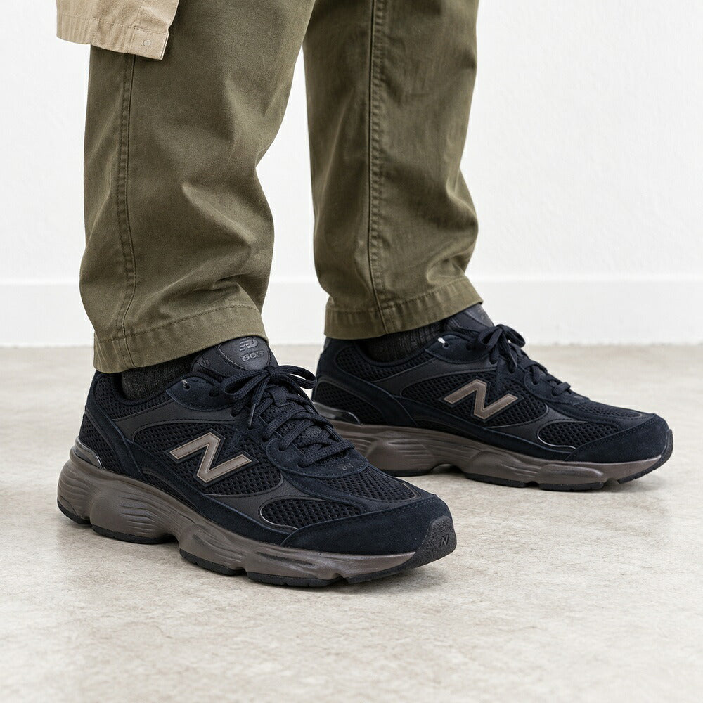 newbalanceニューバランスM6037Z2ブラック（メンズ）スニーカーランニングシューズウォーキングライフスタイル「靴」