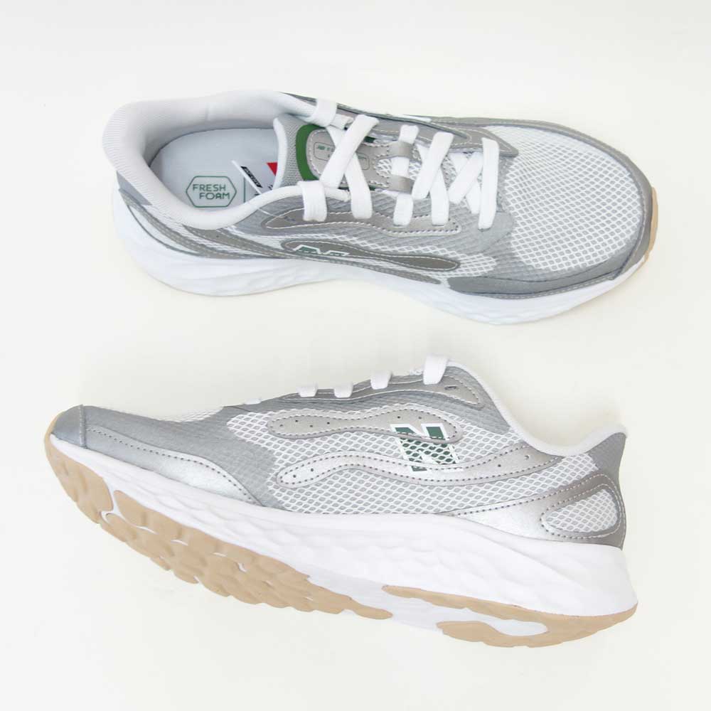 newbalanceニューバランスFreshFoamArishiv4(フレッシュフォームアリシ)シルバー/ホワイトmarista4（メンズ）スニーカーウォーキングランニングシューズ2E「靴」