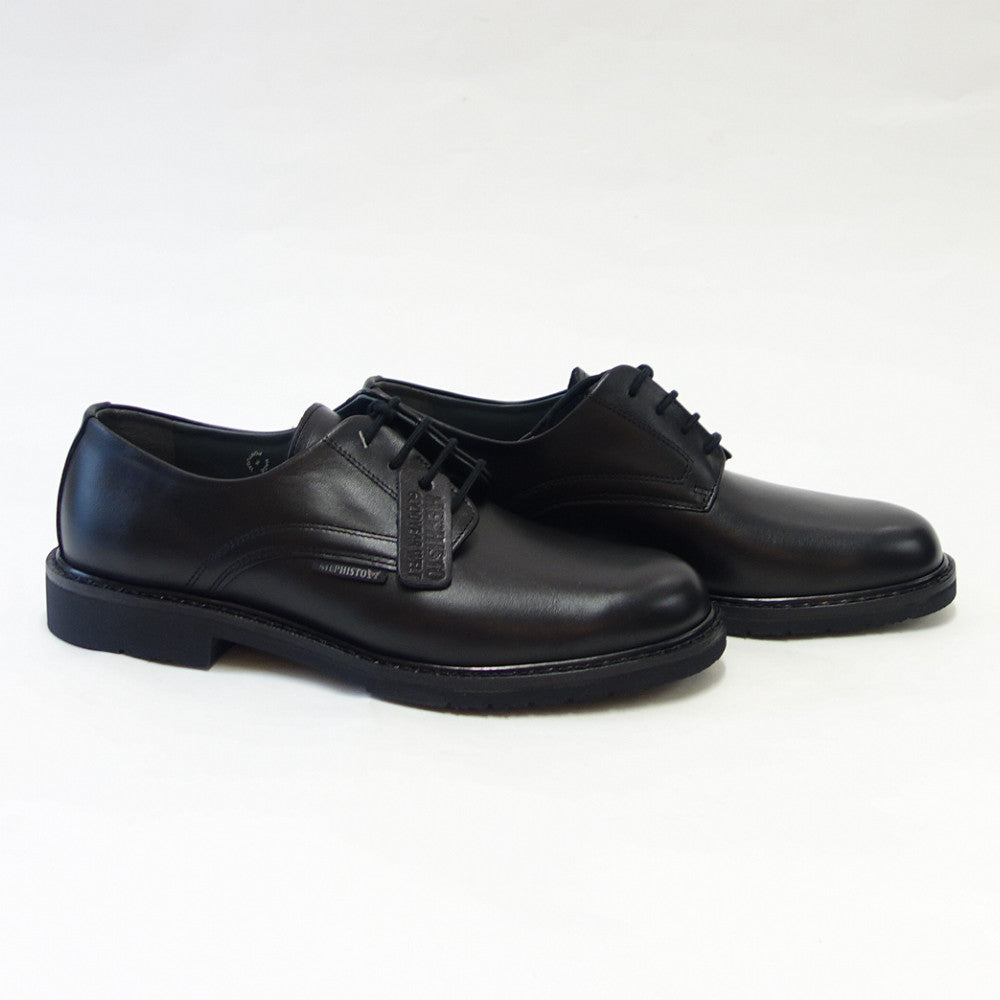 メフィスト MEPHISTO MARLON（マーロン）ブラック （フランス製） グッドイヤー 天然皮革 プレーントゥ ビジネスシューズ（メンズ） 「靴」 正規品 快適靴 旅行