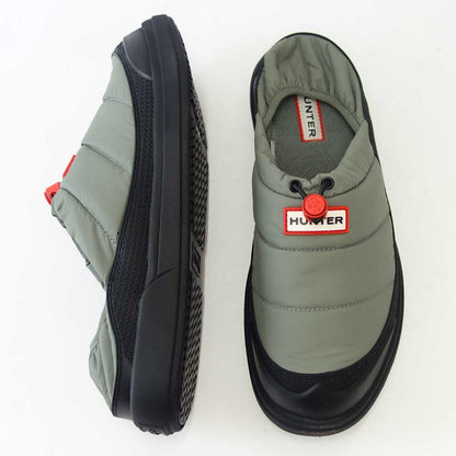 ハンター HUNTER MFF9000WWU（メンズ）  メンズ イン/アウト インシュレイティド スリッパー  （カラー：アーバングレー／ブラック ） サボ ラバーソール 室内履き キャンプシューズ「靴」