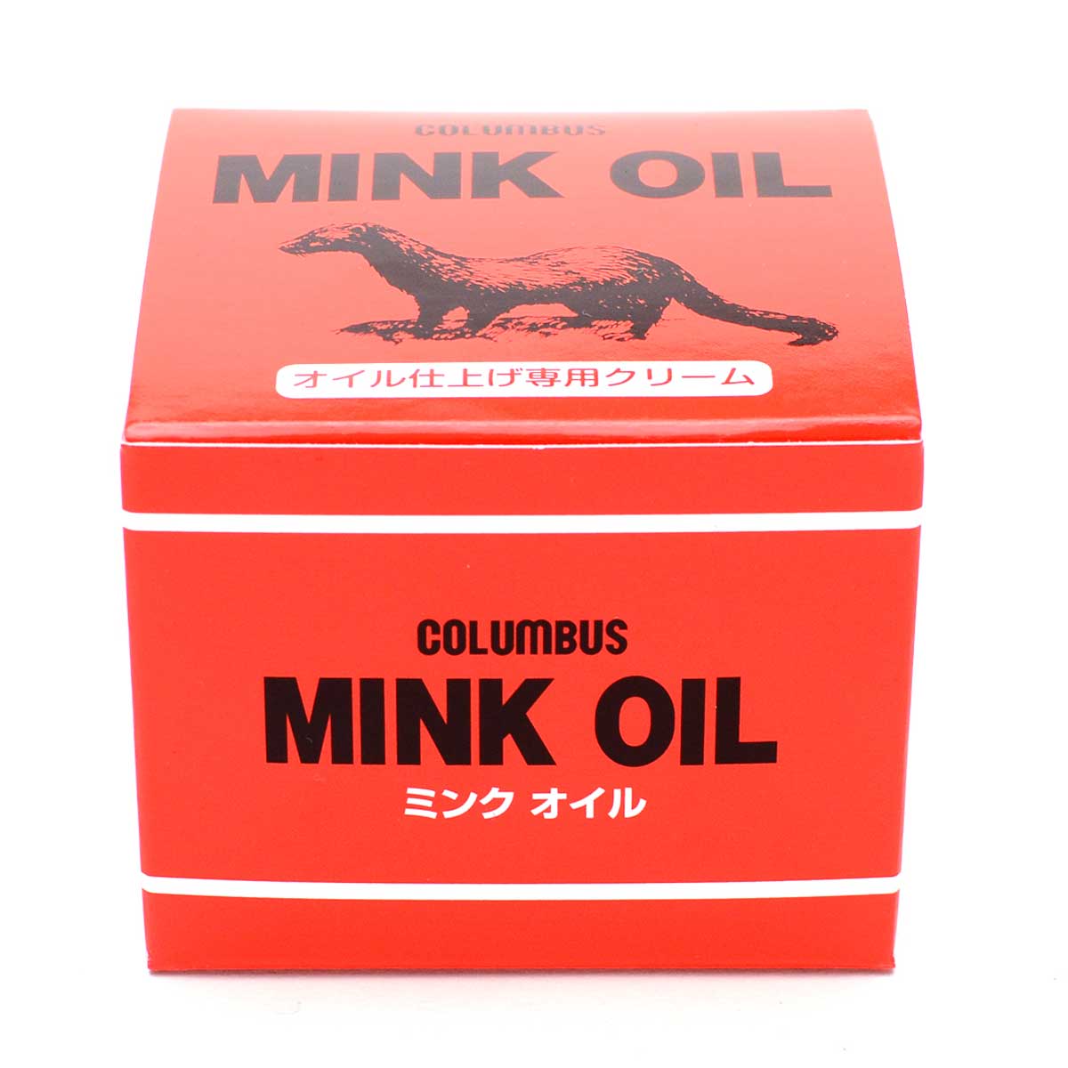 COLUMBUS コロンブス MINK OIL ミンクオイル ビン オイル仕上革専用クリーム（日本製）