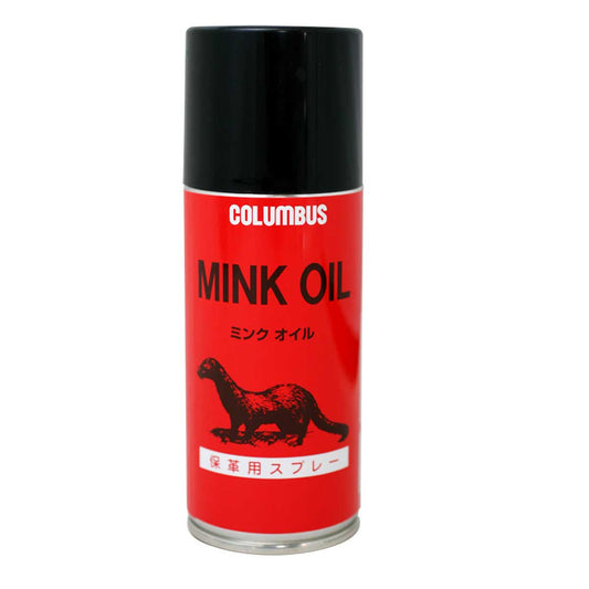 COLUMBUS コロンブス（日本製） MINK OIL ミンクオイル スプレー オイル仕上革用保革クリーム（スプレータイプ）