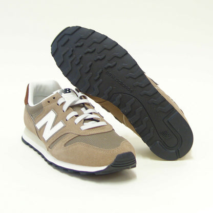 newbalanceニューバランスML373XA2マッシュルームブラウン（メンズ）スニーカーランニングシューズウォーキングライフスタイルシンセティック「靴」
