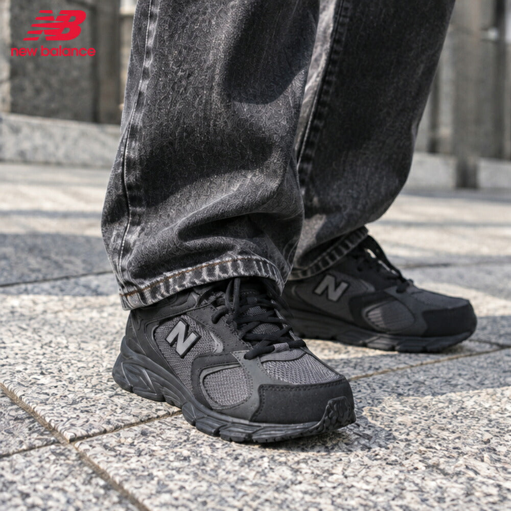ニューバランスnewbalanceML408ブラックml408bb軽量（メンズ）D幅アウトドアシューズウォーキングフィットネス「靴」