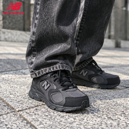 ニューバランスnewbalanceML408ブラックml408bb軽量（メンズ）D幅アウトドアシューズウォーキングフィットネス「靴」