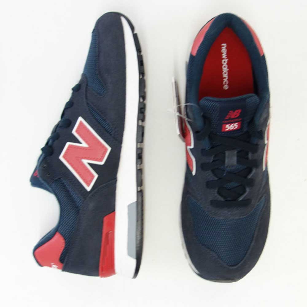 new balance ニューバランス ML565NTW ネイビー／レッド （メンズ） クラシックなランニングシューズ 「靴」