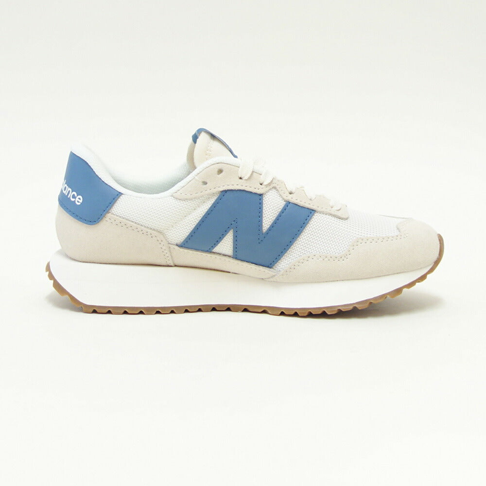 newbalanceニューバランスWS237WLオフホワイト／ブルー（レディース）スニーカーランニングシューズウォーキングライフスタイルスエード「靴」