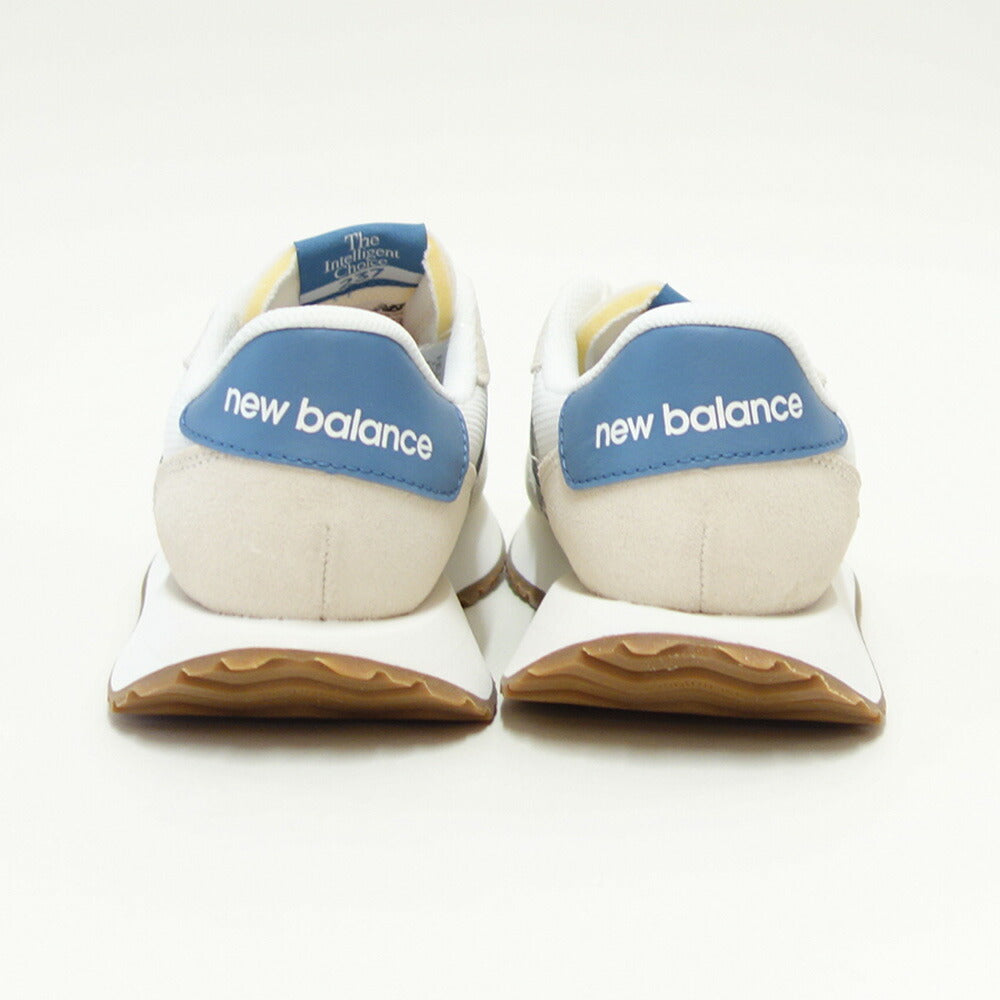 newbalanceニューバランスWS237WLオフホワイト／ブルー（レディース）スニーカーランニングシューズウォーキングライフスタイルスエード「靴」