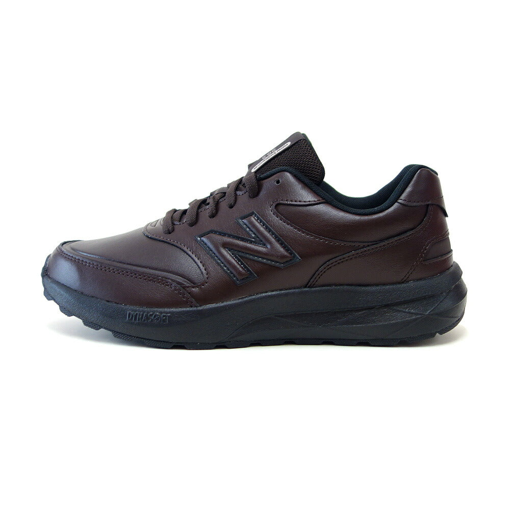 newbalanceニューバランスMW363SB9ダークブラウン（メンズ）4E幅ゆったりフィットのウォーキングシューズサイドファスナー付き「靴」