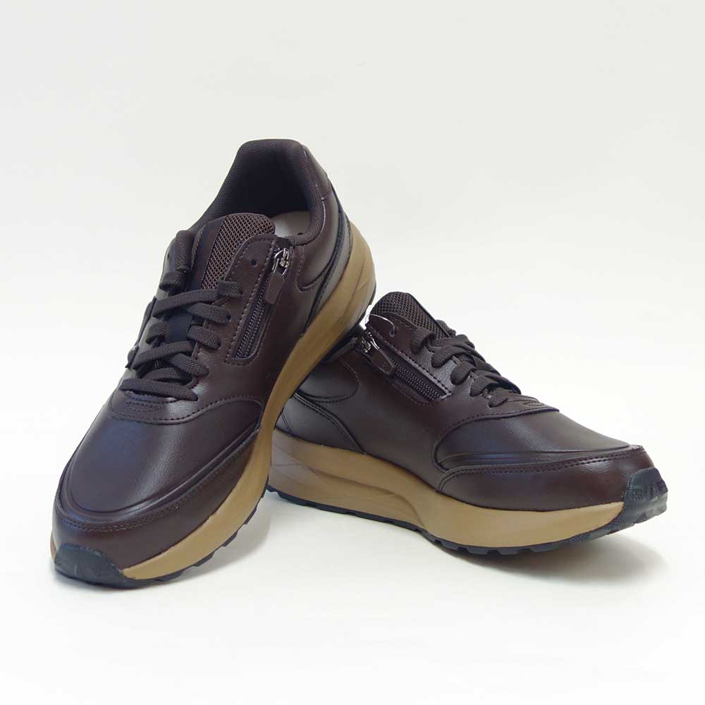 newbalanceニューバランスMW363SD9ダークブラウン（メンズ）4E幅ゆったりフィットのウォーキングシューズサイドファスナー付き「靴」