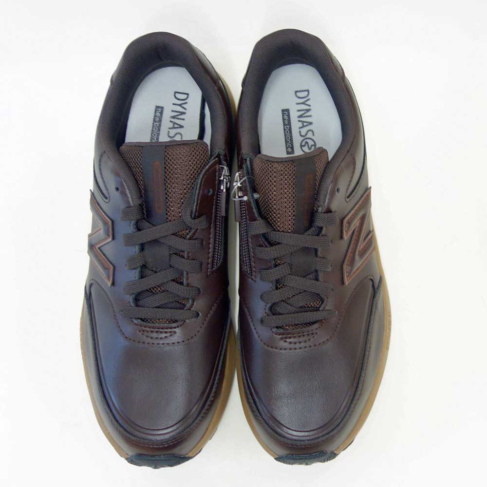 newbalanceニューバランスMW363SD9ダークブラウン（メンズ）4E幅ゆったりフィットのウォーキングシューズサイドファスナー付き「靴」