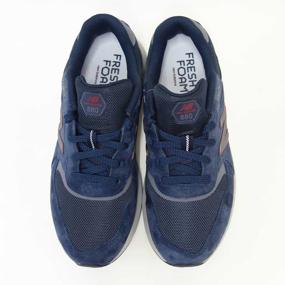 ニューバランスnewbalanceFreshFoamX880v7(フレッシュフォームエックス880)ネイビーmw880bc74Eブラック（メンズ）4E幅アウトドアシューズウォーキングフィットネス「靴」
