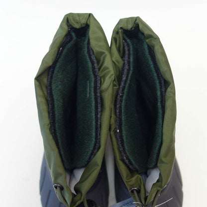 ソレルSORELNY5195（キッズ）ユースフルーリープリント：UtilityGreenSavory(356)防水ハーフブーツジュニアブーツスノーブーツ「靴」